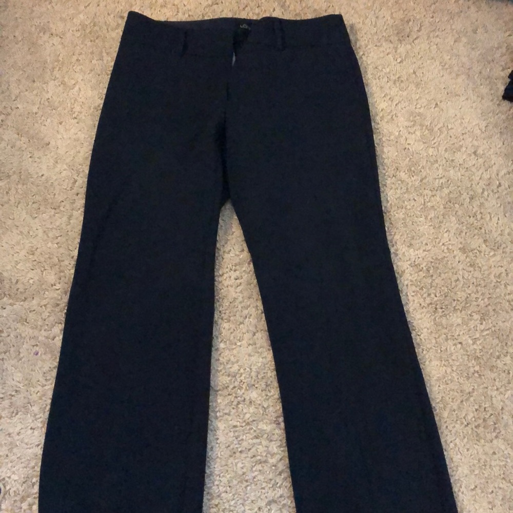 Navy Bootcut Dress Pants